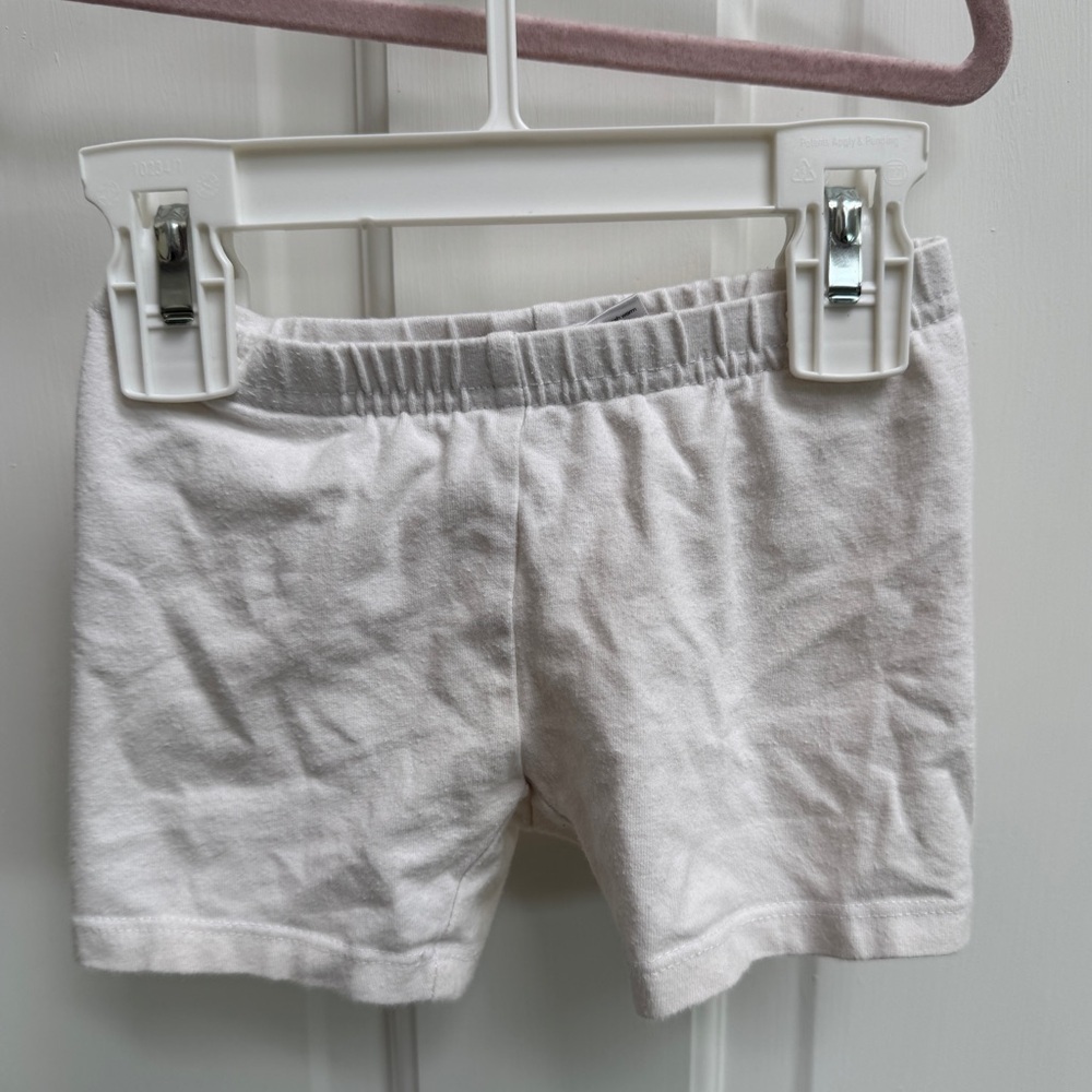 Jumping Beans 2T White Girls Soft Shorts